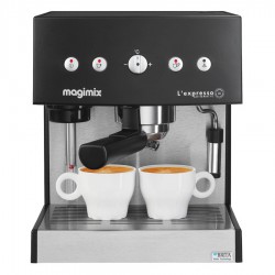 Espresso automatische Magimix 11412 Design schwarz und Edelstahl