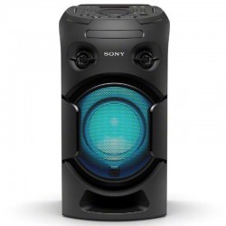 Canal de áudio MHCV21D Sony portátil com seu poderoso som de propagação