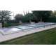 Pool Enclosure Ultraplat Telescopic Abrisol Tapia ready to install for pool 800 x 400