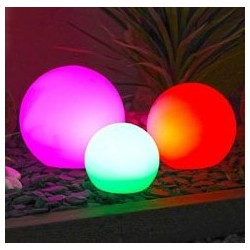 Set van 3 Ubbink 20 LED Floating Ball Light Lampen