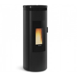 Pellet stove La Nordica Extraflame Amika 8kW waterproof ventilated Black