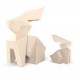 Statue Design Lapin Usagi Origami Vondom
